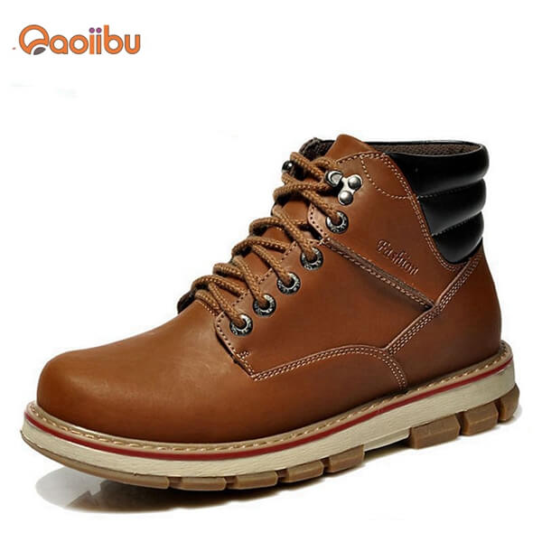 men leather boot